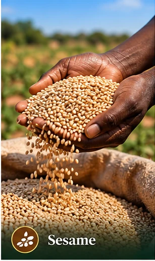Sesame agricultural value chain
